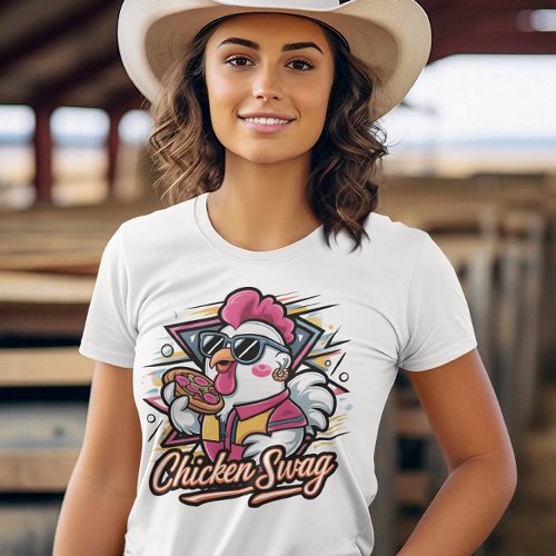 Chicken Swag Pizza King T_Shirt