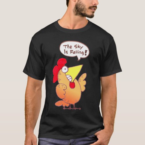 Chicken T Shirt  Cartoon Chicken Little Tee Shirt