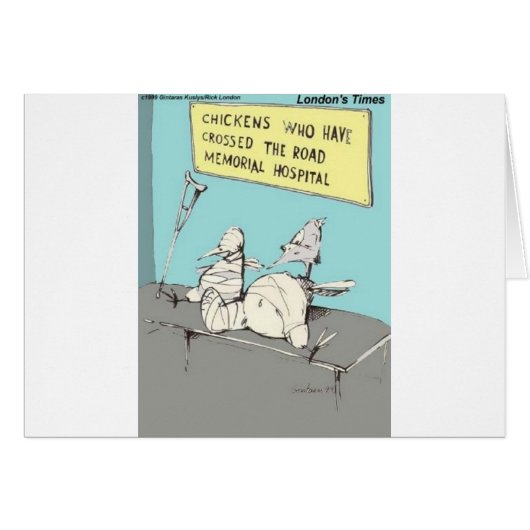 Chicken That Crossed The Road Memorial Hospital (Front Horizontal)