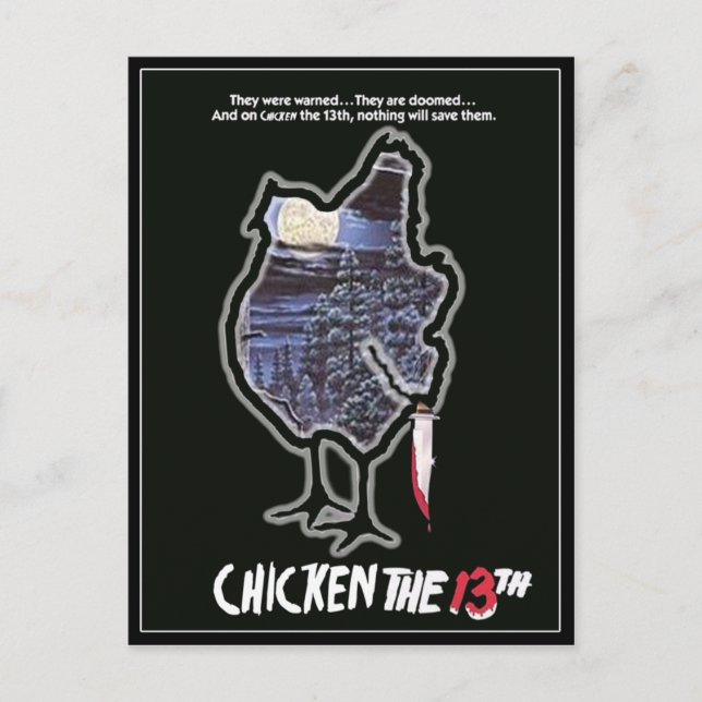 CHICKEN THE 13TH POSTCARD (Front)