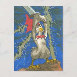 Chicken the Barbarian Postcard