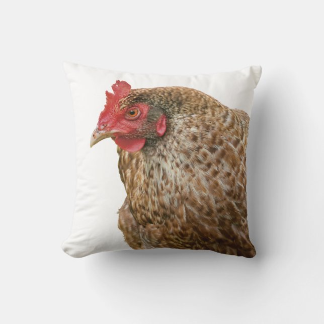 chicken throw pillow (Front)