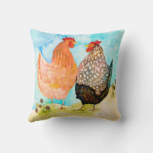 Chicken Throw Pillow