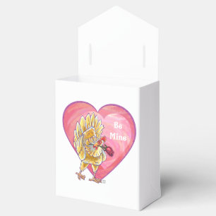Chicken Valentine's Day Favor Boxes