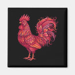 Chicken Valentines Day Heart For Farmers Cute Chic Magnet