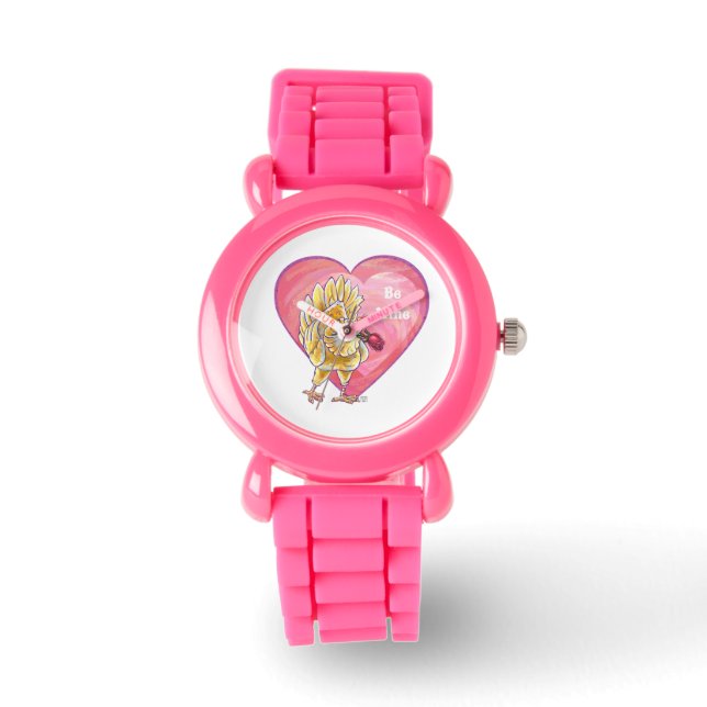 Chicken Valentine's Day Watch (Front)