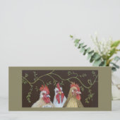 Chicken Vine flat card (Standing Front)