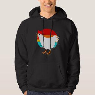 Chicken Vintage Retro s Poultry Farm   Hoodie
