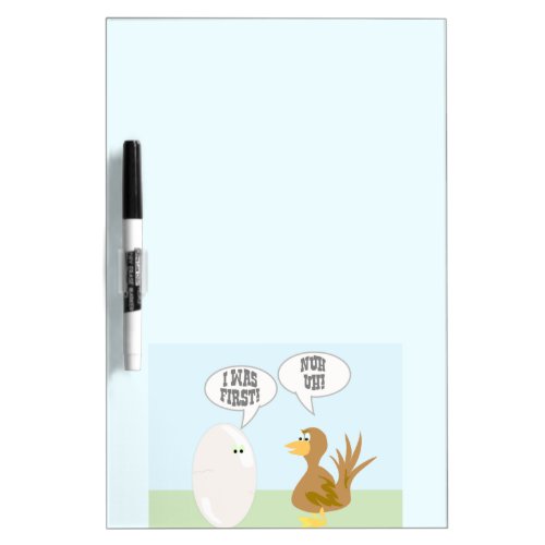 Chicken Vs Egg A Great Debate Dry_Erase Board