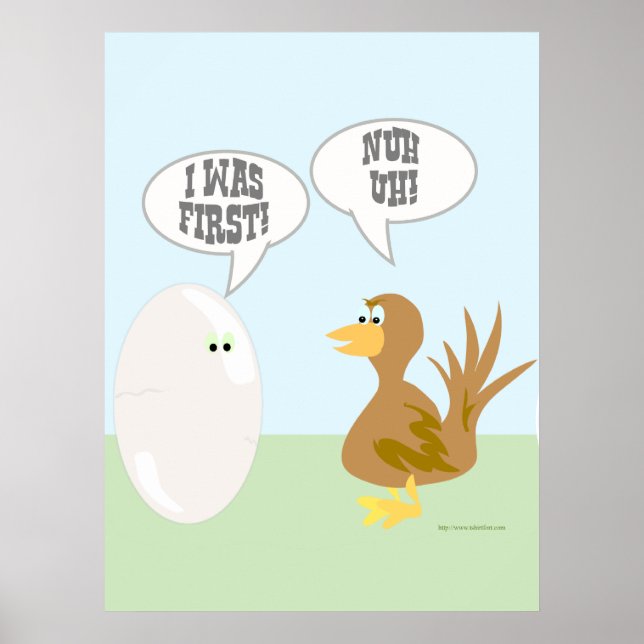 Chicken vs Egg The Poster! Poster (Front)