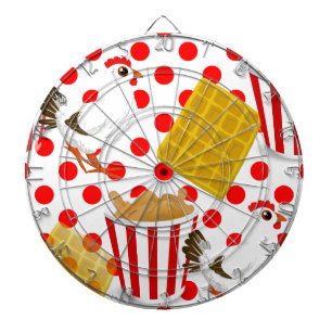 chicken waffles dart board