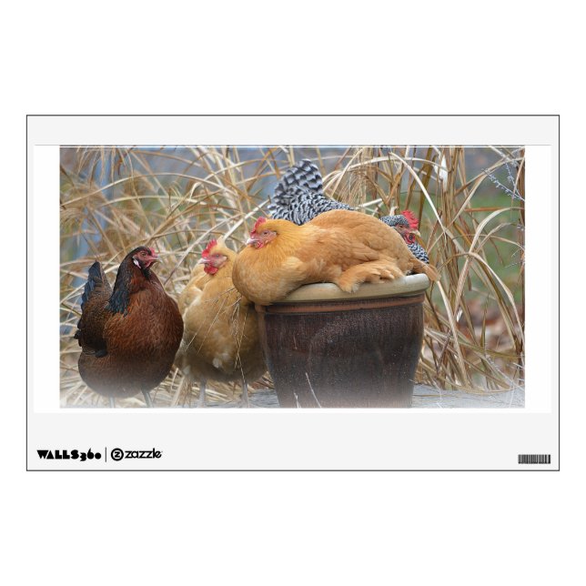 Chicken Wall Decal (Front)