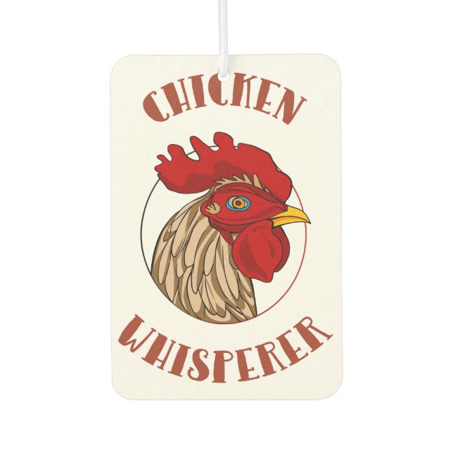 CHICKEN WHISPERER AIR FRESHENER (Front)