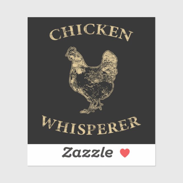 Chicken Whisperer Farmer Chicken Farmer Sticker (Sheet)
