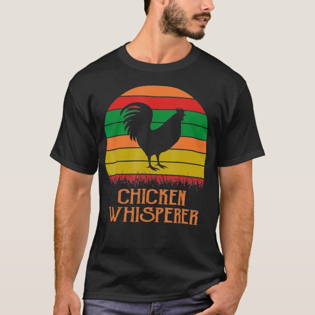 Chicken Whisperer Nugget Funny Farmer Farm T-Shirt (Front)
