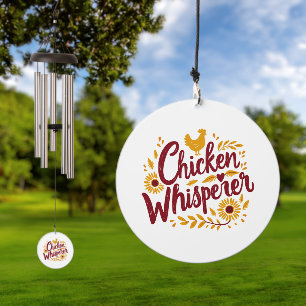 Chicken Whisperer Rustic Farmhouse Cottagecore Wind Chime