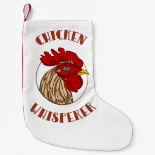 CHICKEN WHISPERER SMALL CHRISTMAS STOCKING