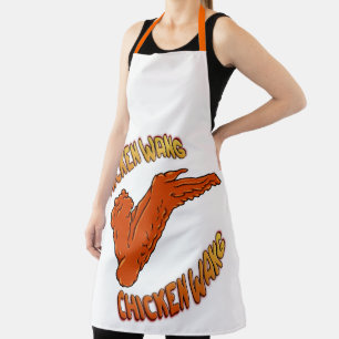 Chicken Wing All-Over Print Apron