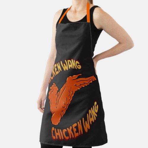 Chicken Wing All_Over Print Apron
