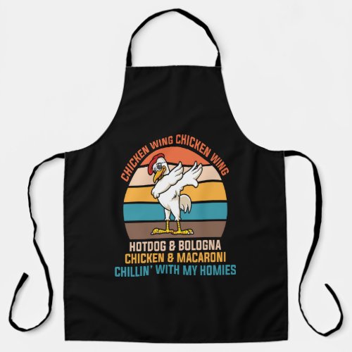 Chicken Wing Chicken Wing Hot Dog Bologna Song Dan Apron