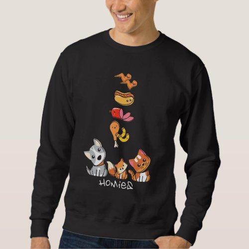 Chicken Wing Chicken Wing Hot Dog  Bologna Sweatshirt