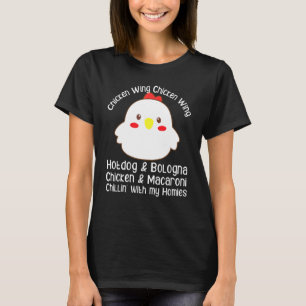 Chicken Wing Chicken Wing Hotdog Bologna T-Shirt