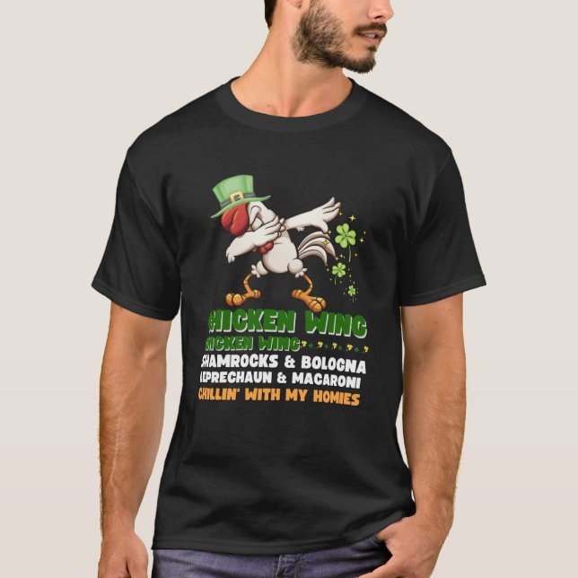Chicken Wing Chicken Wing Song Hot Dog Bologna St  T-Shirt (Front)
