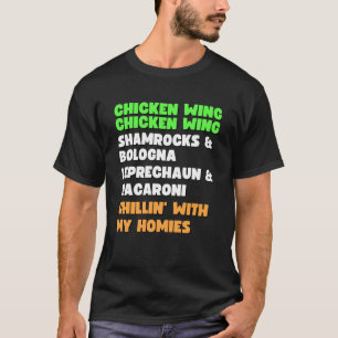 Chicken Wing Chicken Wing Song Hot Dog Bologna St T-Shirt