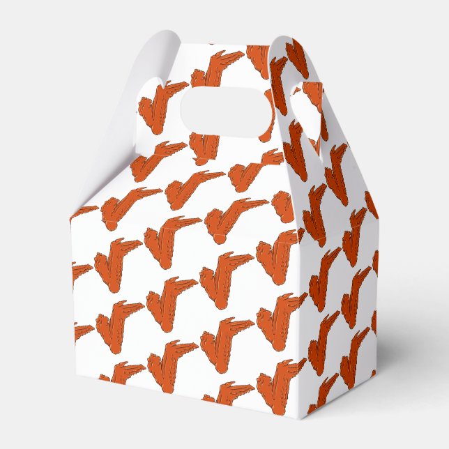 Chicken Wing Favor Box (Front Side)