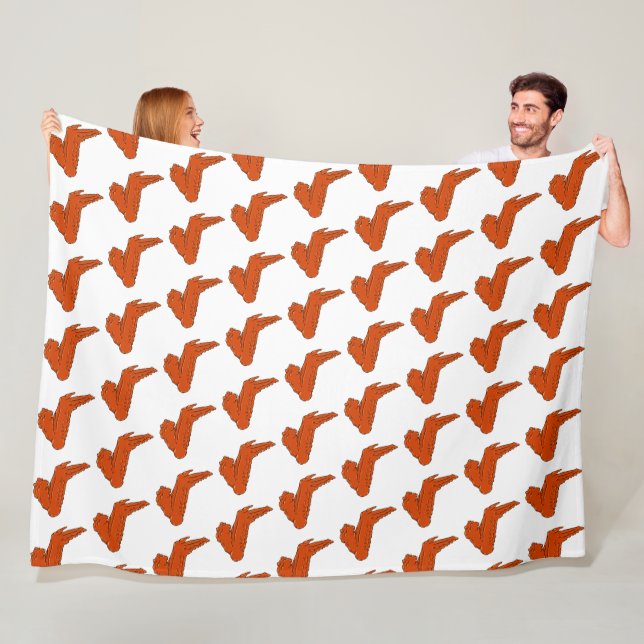 Chicken Wing Fleece Blanket, All Sizes (In Situ)