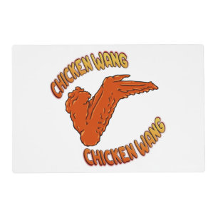 Chicken Wing Laminated Placemat