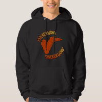 Chicken Wing Men's Basic Hooded Sweatshirt