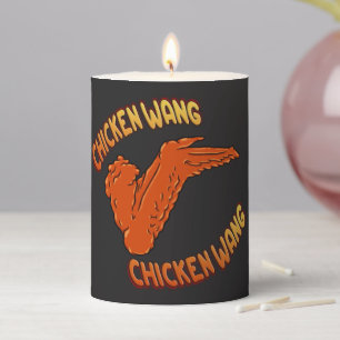 Chicken Wing Pillar Candle