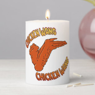 Chicken Wing Pillar Candle