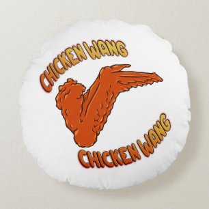 Chicken Wing Round Pillow