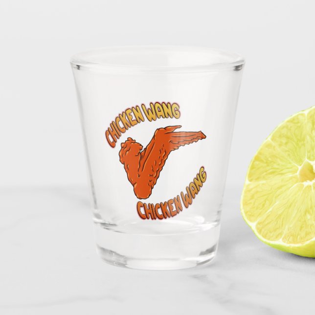Chicken Wing Shot glass (Front)