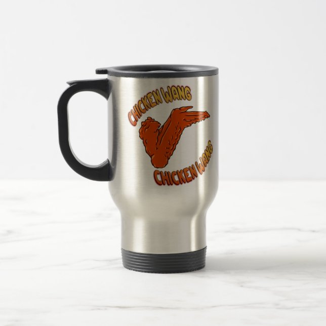 Chicken Wing Travel/Commuter Mug (Left)