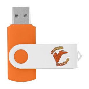 Chicken Wing USB Swivel Flash Drive
