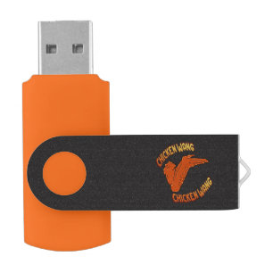 Chicken Wing USB Swivel Flash Drive