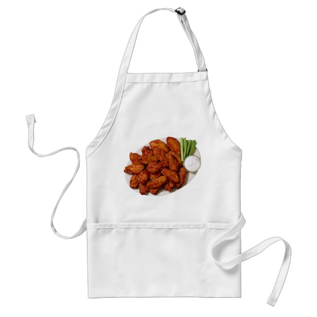 Chicken Wings Adult Apron (Front)
