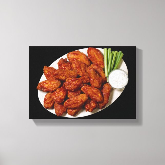 Chicken Wings Canvas Print (Front)