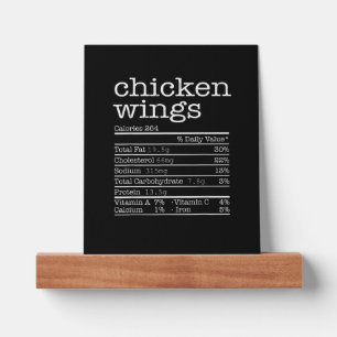 Chicken Wings Nutrition Facts Thanksgiving Christm Picture Ledge