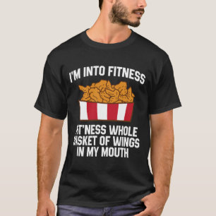 Chicken Wings Quote Hot Wing Fast Food Funny Chick T-Shirt