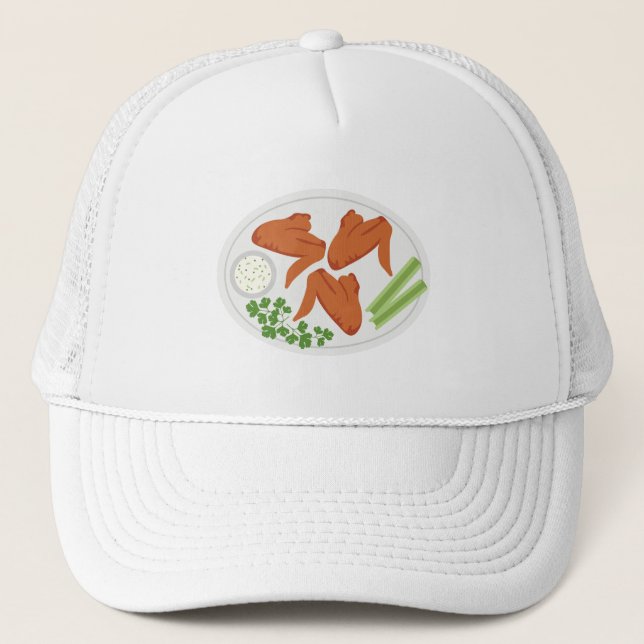Chicken Wings Trucker Hat (Front)