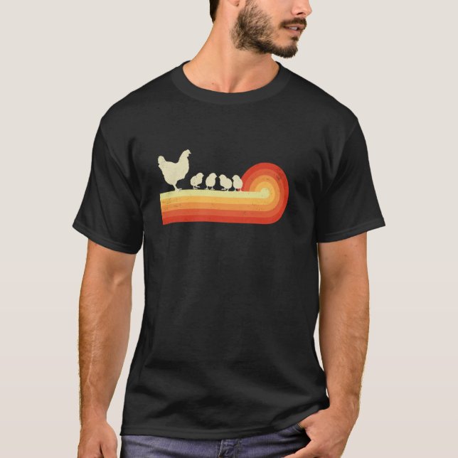 Chicken With Chicks T-Shirt (Front)