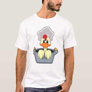 Chicken with Cooking pot T-Shirt