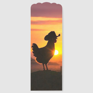 Chicken with Cowboy Hat Country Bookmarks
