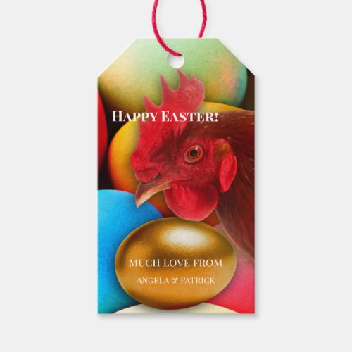 Chicken with the Golden Egg Easter Gift Tag