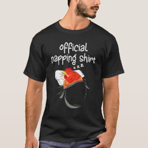 Chicken Women Pajamas Outfit Nap Pjs Napping T-Shirt