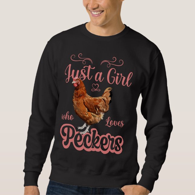Chicken Womens J Sweatshirt (Front)